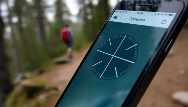 where is compass on iphone