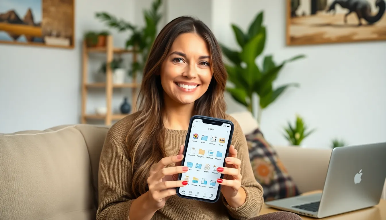 how to go to files on iphone